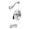 Kingston Brass KB3631PKL Tub and Shower Faucet, Polished Chrome KB3631PKL - alternate 1